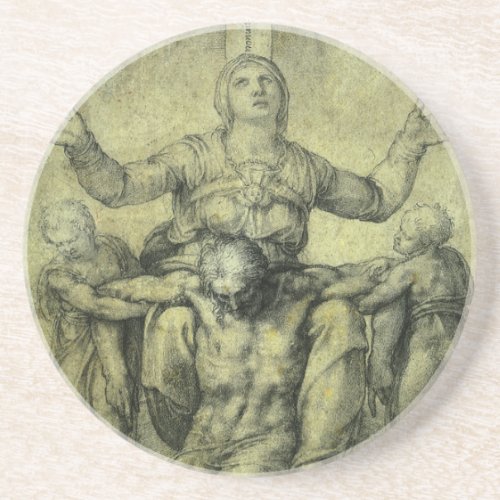 Michelangelos Pieta for Vittoria Colonna Coaster