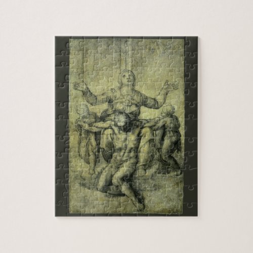 Michelangelos Pieta for Vittoria Colonna Jigsaw Puzzle