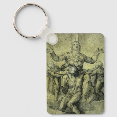 Michelangelos Pieta for Vittoria Colonna Keychain