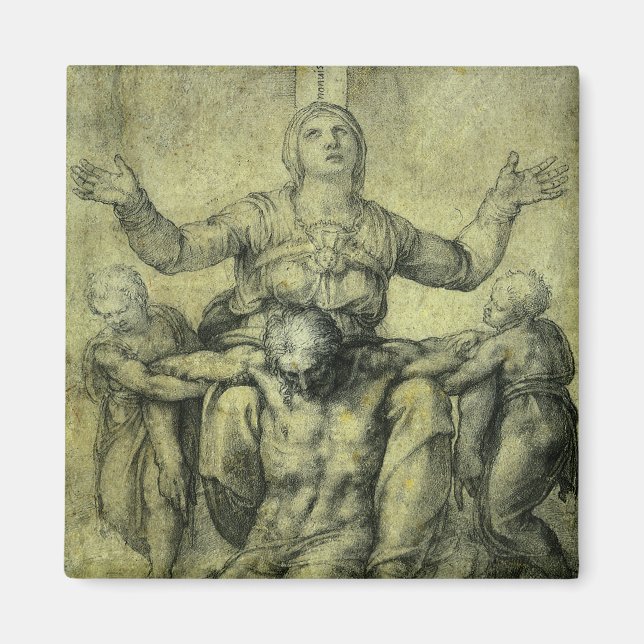 Michelangelo's Pieta for Vittoria Colonna Magnet (Front)