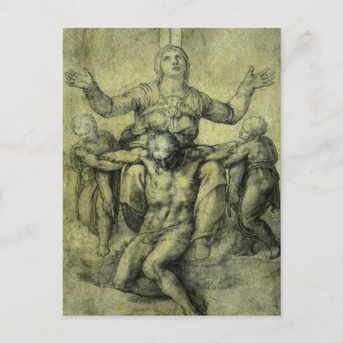 Michelangelos Pieta for Vittoria Colonna Postcard