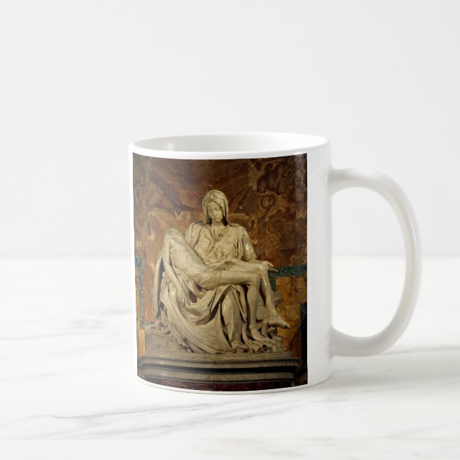 Michelangelo's Pieta in St. Peter's Basilica Coffee Mug (Right)