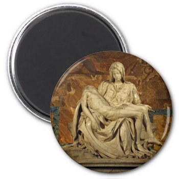 Michelangelo's Pieta In St. Peter's Basilica Magnet by allphotos at Zazzle