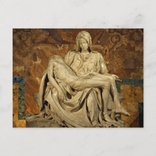 Michelangelo's Pieta in St. Peter's Basilica Postcard