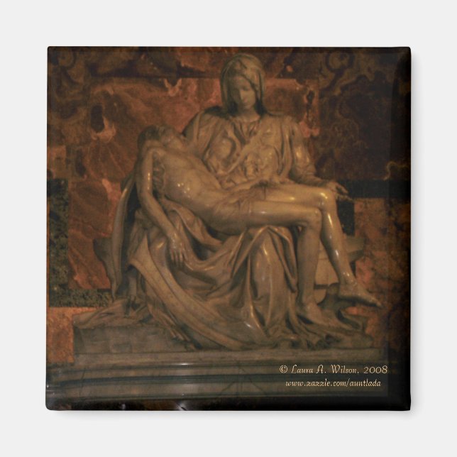 Michelangelo's Pieta Magnet (Front)