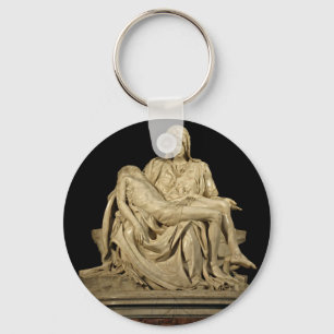 Michelangelo's Pieta Sculpture Keychain