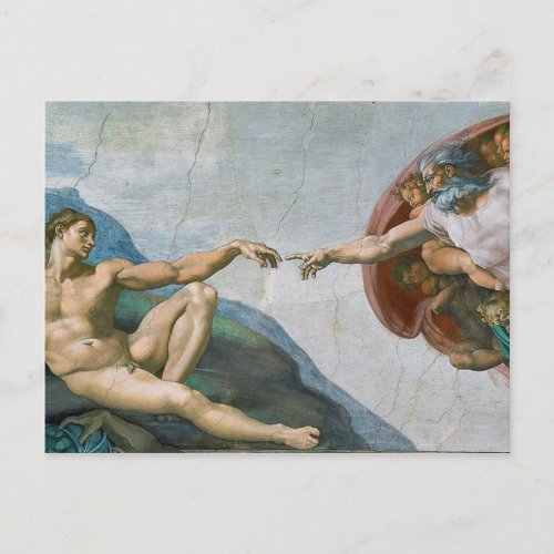 Michelangelos Sistine Chapel Postcard