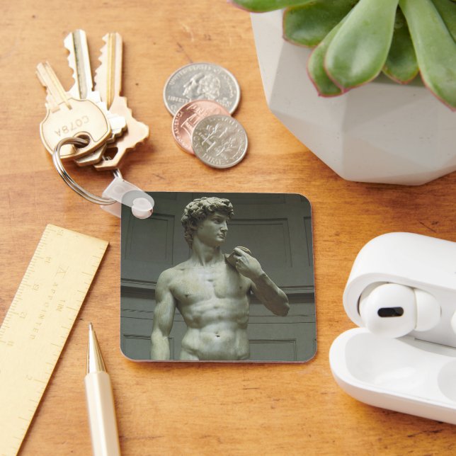Michelangelo's Statue of David Keychain (Desk)