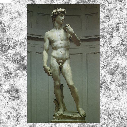 Michelangelos Statue of David Poster