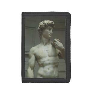 Michelangelo's Statue of David Trifold Wallet