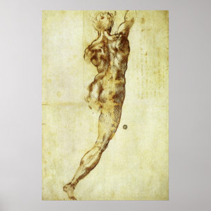 Michelangelo's Study for the Battle of Cascina Poster