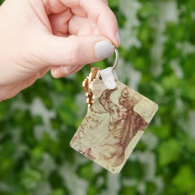 Michelangelo's Study of a Libyan Sibyl Keychain (Hand)