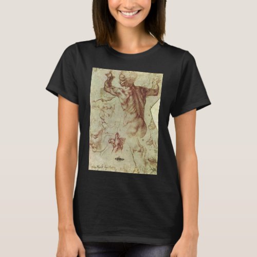 Michelangelos Study of a Libyan Sibyl T_Shirt