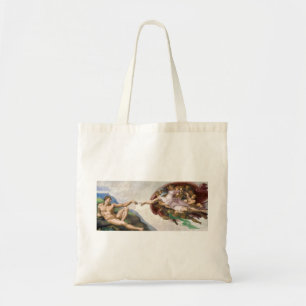 Michelangelo's The Creation of Adam Tote Bag