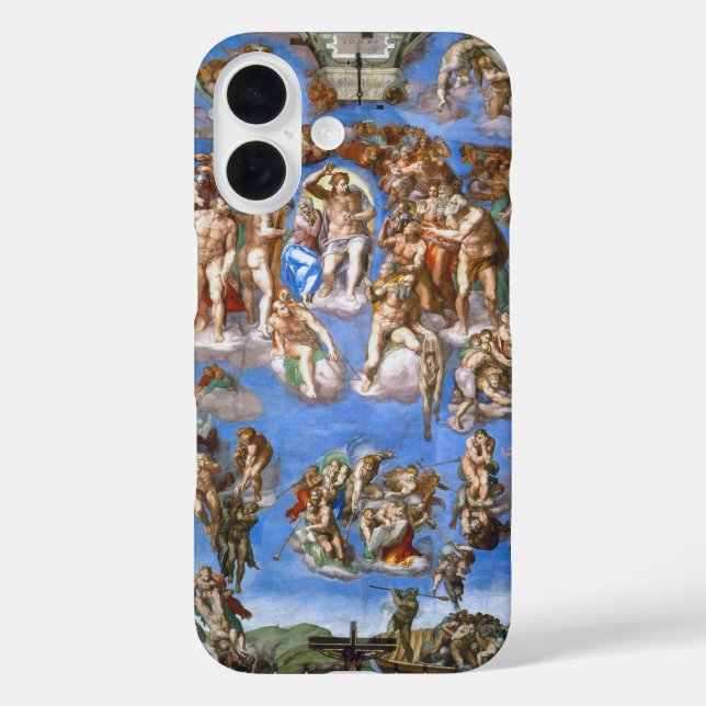 Michelangelo's The Last Judgement Case-Mate iPhone Case (Back)