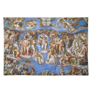 Michelangelo's The Last Judgement Cloth Placemat