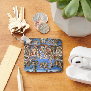 Michelangelo's The Last Judgement Keychain