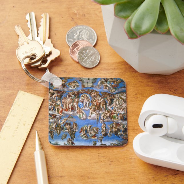 Michelangelo's The Last Judgement Keychain (Desk)