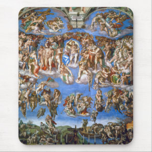 Michelangelo's The Last Judgement Mouse Pad