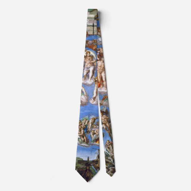 Michelangelo's The Last Judgement Neck Tie (Front)