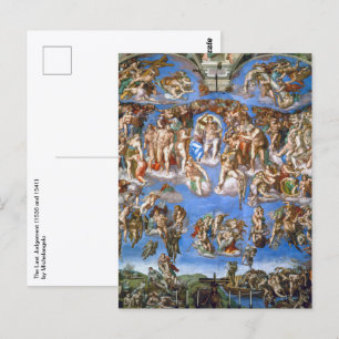 Michelangelo's The Last Judgement Postcard