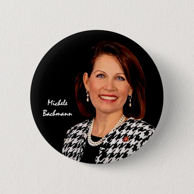 Michele Bachmann Pinback Button (Front)