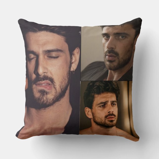 Michele Morrone 365 dni  Throw Pillow (Front)