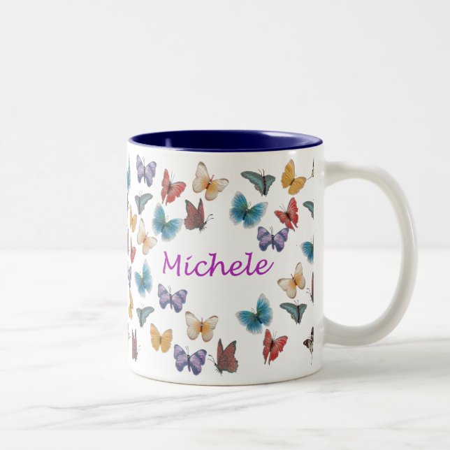 Michele Two-Tone Coffee Mug (Right)