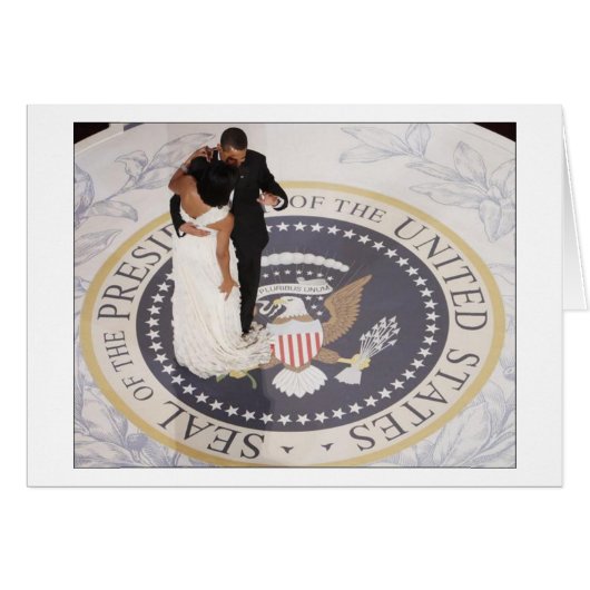 Michelle and Barack Obama Cards (Front Horizontal)