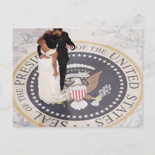 Michelle and Barack Obama Postcard