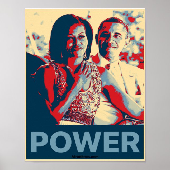 Michelle and Barack Obama Poster (Front)
