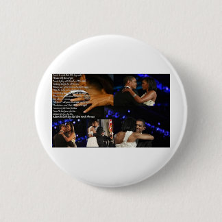Michelle & Barack Obama Love Pinback Button