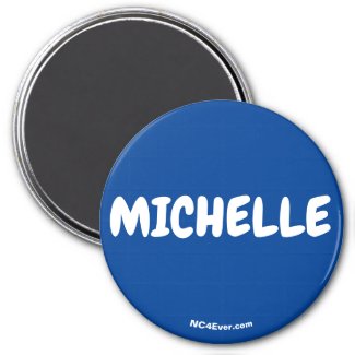 MICHELLE blue magnet