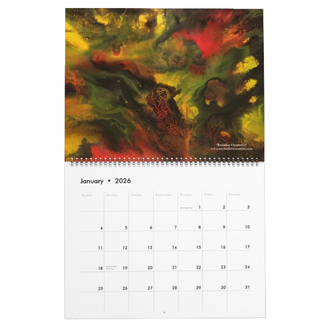 Michelle Brunmier 2012 Calendar (Large) (Jan 2026)