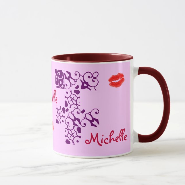 Michelle Designer Name Mug (Right)