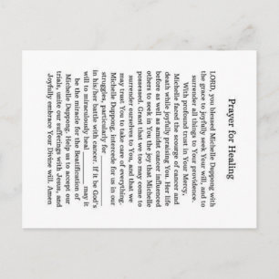 Michelle Duppong Announcement Postcard
