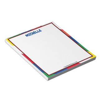 MICHELLE fun colors notepad