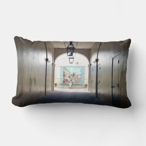 Michelle in New Orleans French Quarter Lumbar Pillow