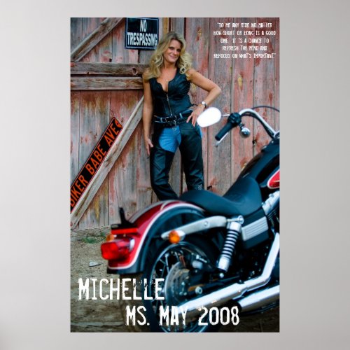 Michelle Ms May 2008 Poster