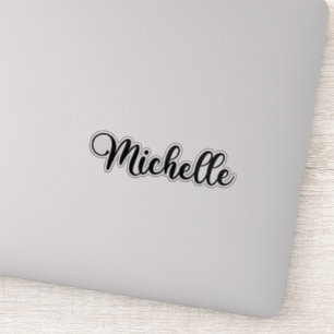 Michelle Name - Handwritten Calligraphy Sticker