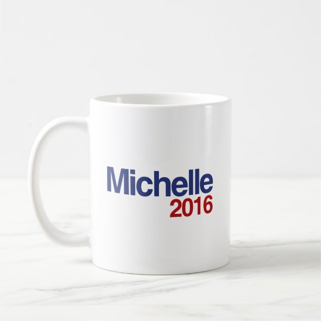 MICHELLE OBAMA 2016.png Coffee Mug (Left)