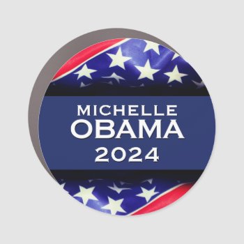 Michelle Obama 2024 Campaign Car Magnet by oddFrogg at Zazzle
