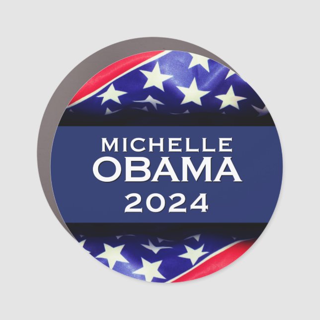 Michelle OBAMA 2024 Campaign Car Magnet (Front)