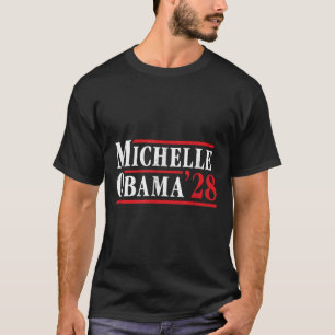 Michelle Obama 2028 - Retro Election Campaign T-Shirt