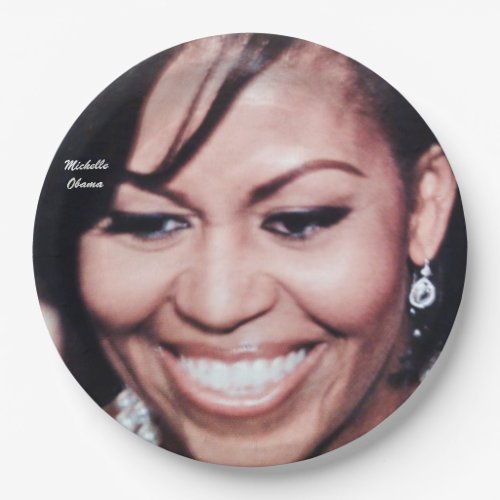 MICHELLE OBAMA AMERICAN FIRST LADY plate