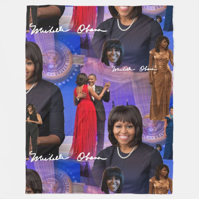 Michelle Obama blanket (Front)
