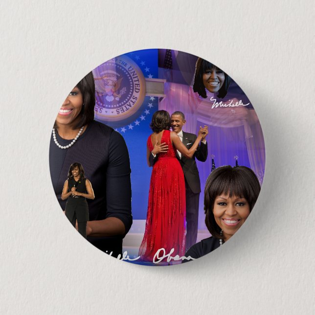 Michelle Obama Button (Front)
