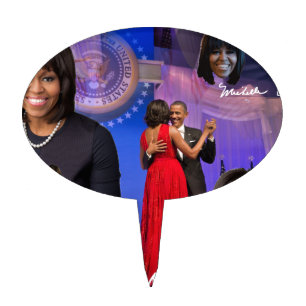 Michelle Obama Cake Topper