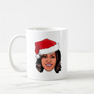 MICHELLE OBAMA Christmas Coffee Mug