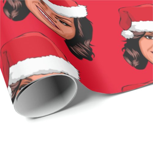 MICHELLE OBAMA Christmas Wrapping Paper